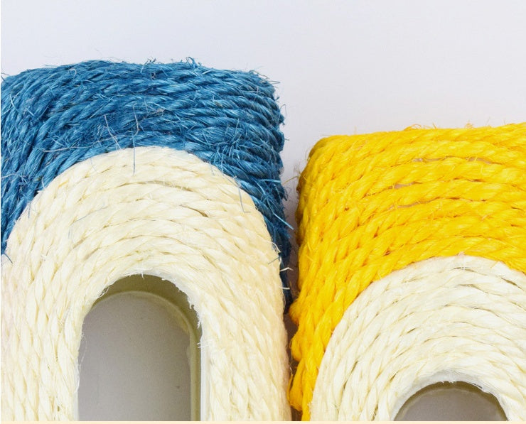 Long Sisal Drum Interactive Pet Toy Set