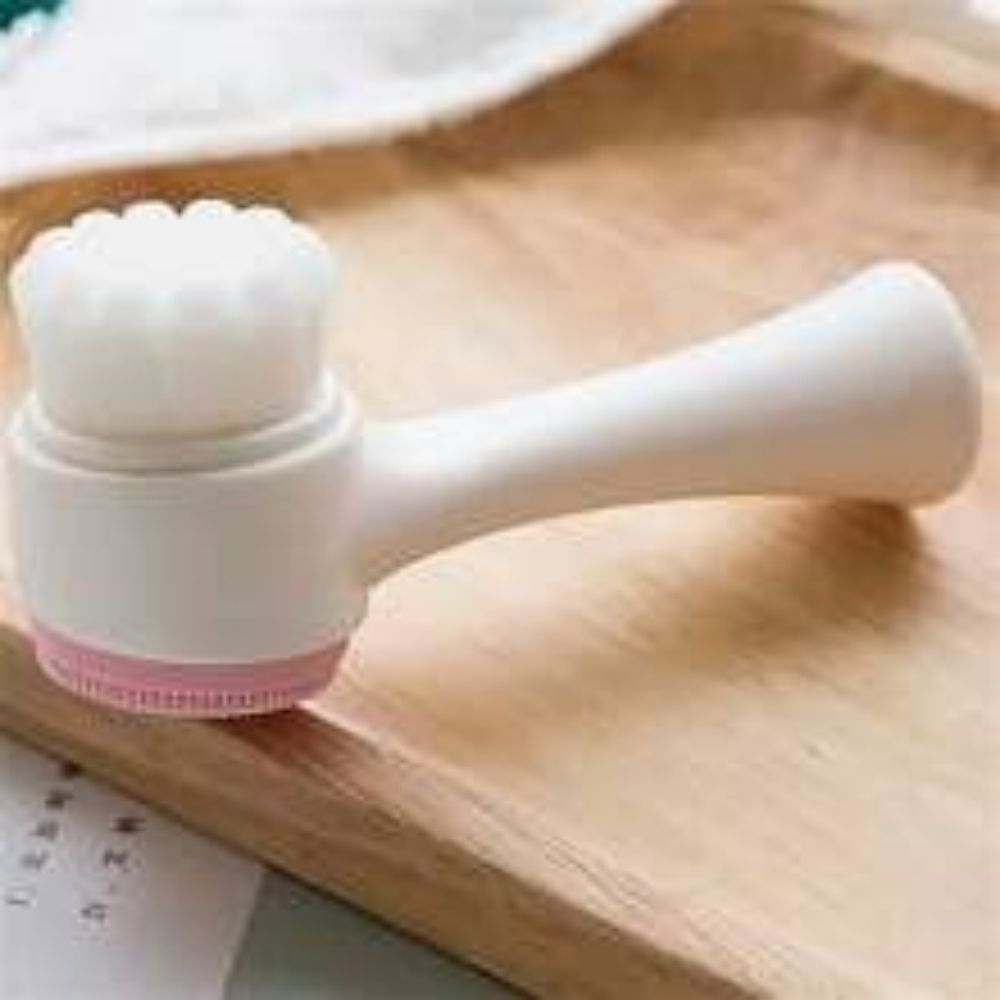 Easy-Clean Nylon Pet Paw Brush Grooming And Massage Tool