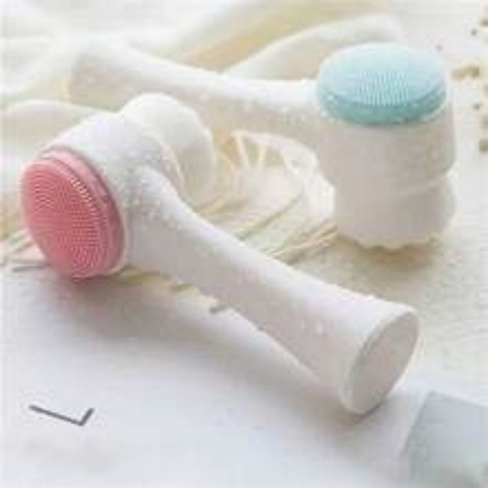 Easy-Clean Nylon Pet Paw Brush Grooming And Massage Tool