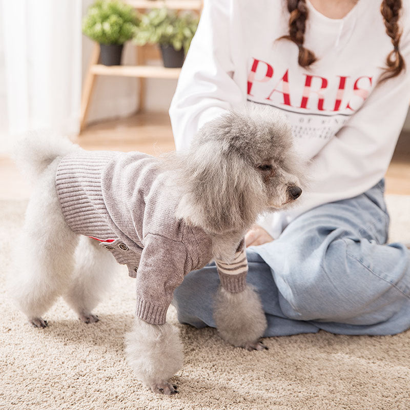 Warm Pet Sweater Coat Soft Comfortable Everyday Wea