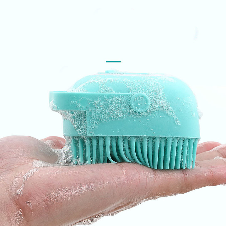 Silicone Pet Massage Bath Brush Gentle Grooming Tool