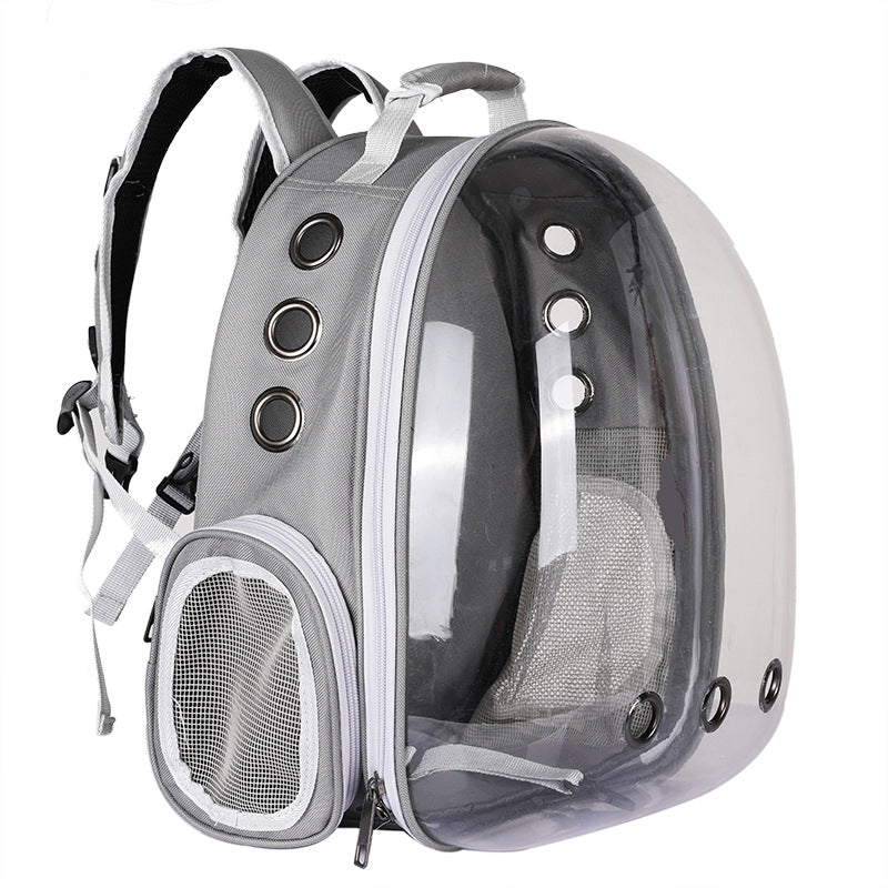 Portable Pet Backpack Carrier Bubble Space Capsule 360° View