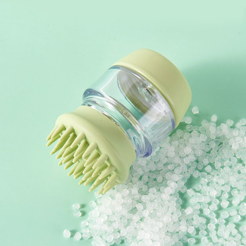 Silicone Pet Bath Massage Brush Grooming Comb