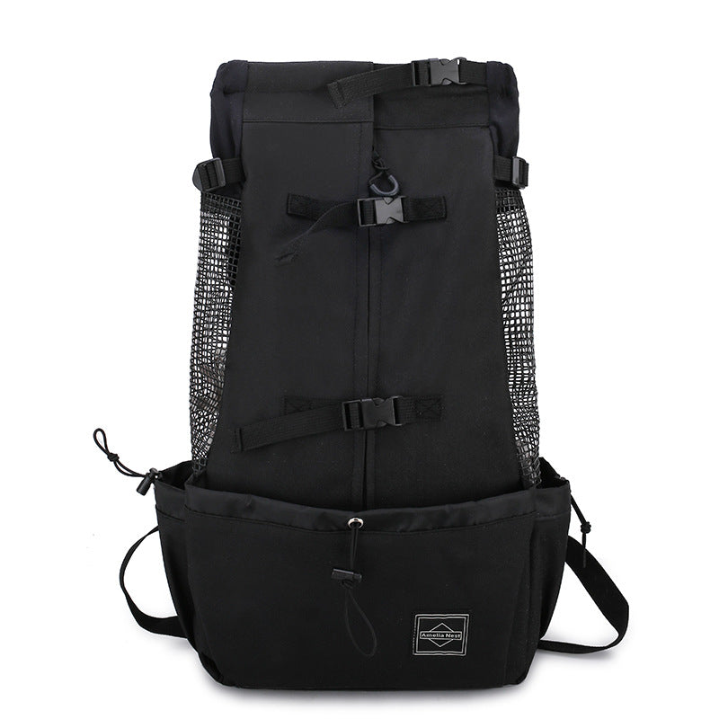Double-Shoulder Pet Carrier Backpack Portable Travel Bag