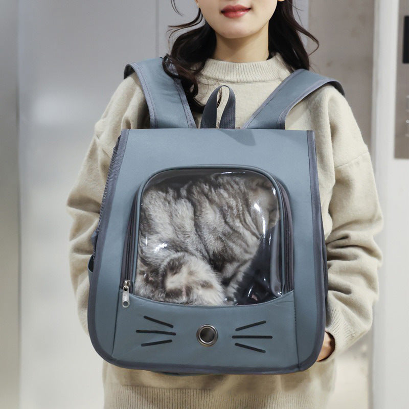 Portable Pet Carrier Backpack Breathable Travel Bag