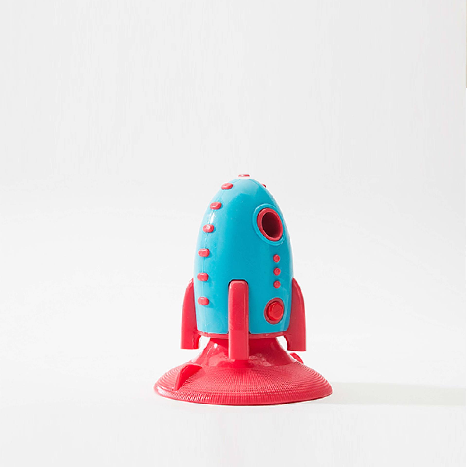 Rocket-Shaped Bite-Resistant Interactive Pet Toy