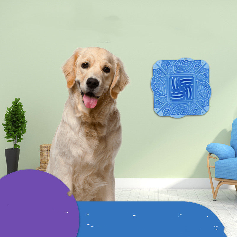Silicone Foldable Slow-Feeding Pet Bowl Multi-Functional