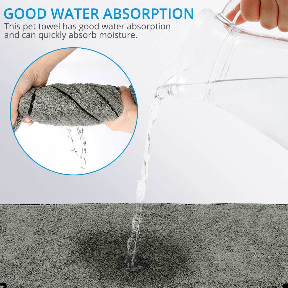 Super Absorbent Large Pet Bathrobe Soft Quick Dry Towel