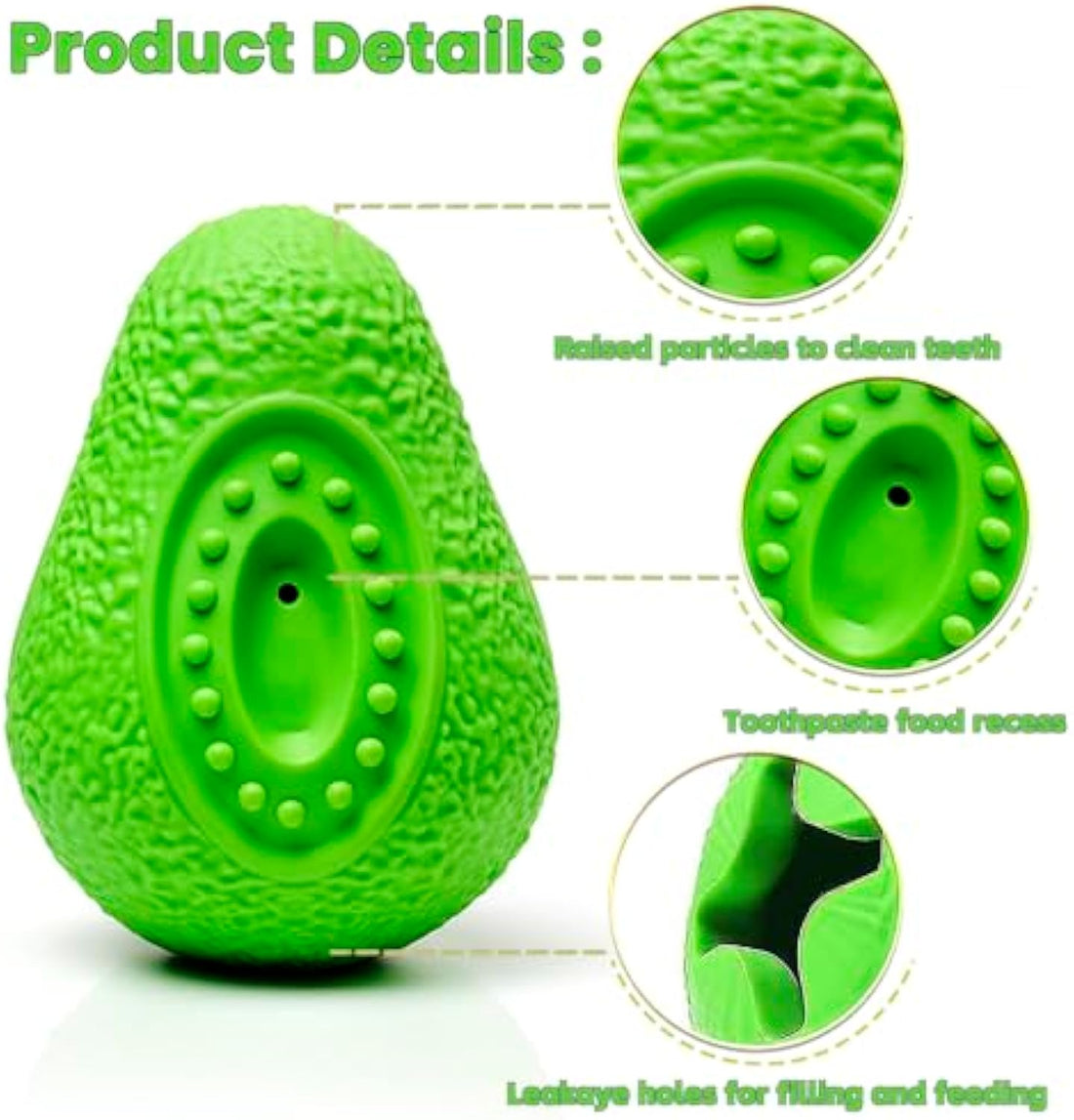 Indestructible Chew-Resistant Safe Rubber Pet Toy