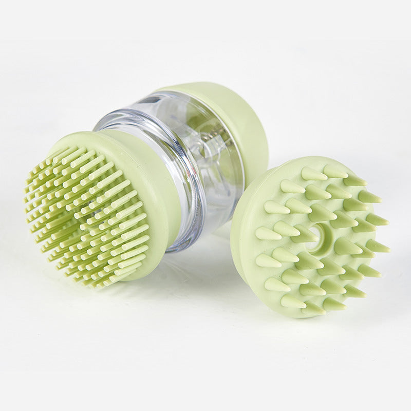 Silicone Pet Bath Massage Brush Grooming Comb