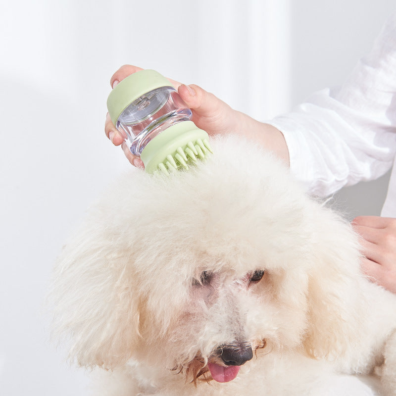 Silicone Pet Bath Massage Brush Grooming Comb