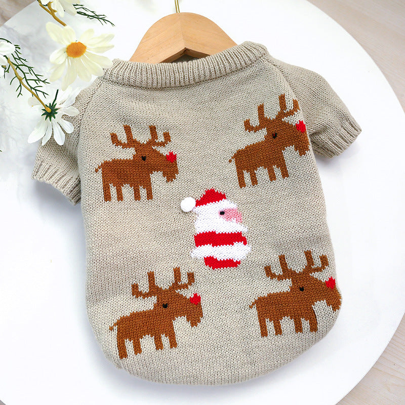 Cozy Festive Pet Christmas Sweater Holiday Apparel