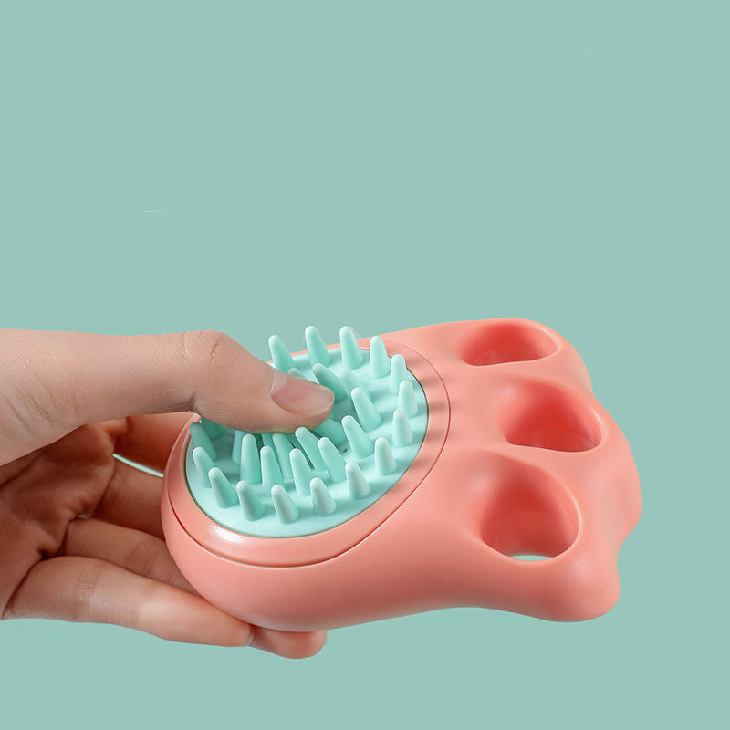 Pet Bath Massage Brush Claw Grooming Comb Tool
