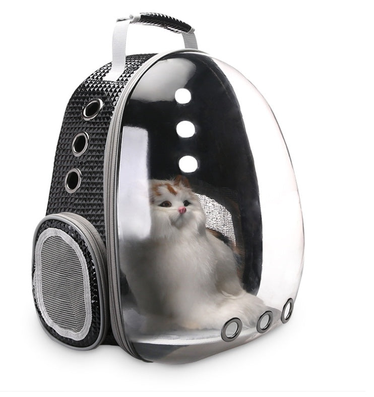 Portable Pet Backpack Carrier Bubble Space Capsule 360° View