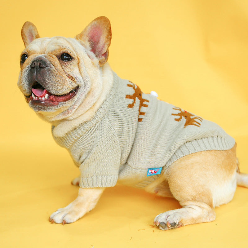 Cozy Festive Pet Christmas Sweater Holiday Apparel
