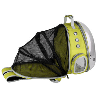 Portable Pet Backpack Carrier Bubble Space Capsule 360° View
