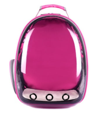 Portable Pet Backpack Carrier Bubble Space Capsule 360° View