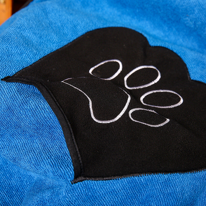 Absorbent Pet Bath Towel Quick-Dry Soft Fiber