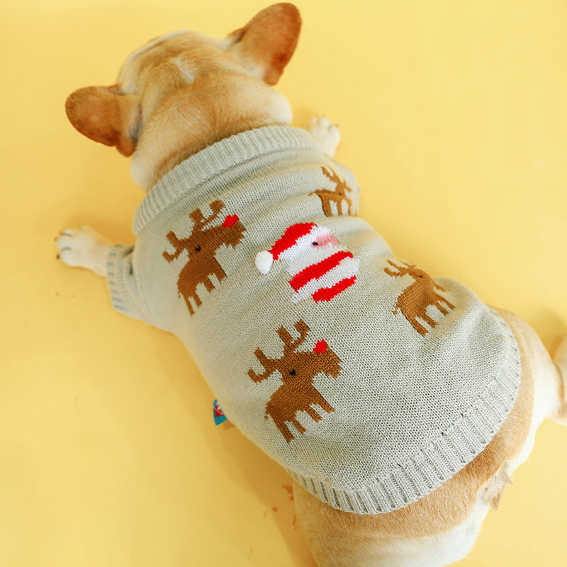Cozy Festive Pet Christmas Sweater Holiday Apparel