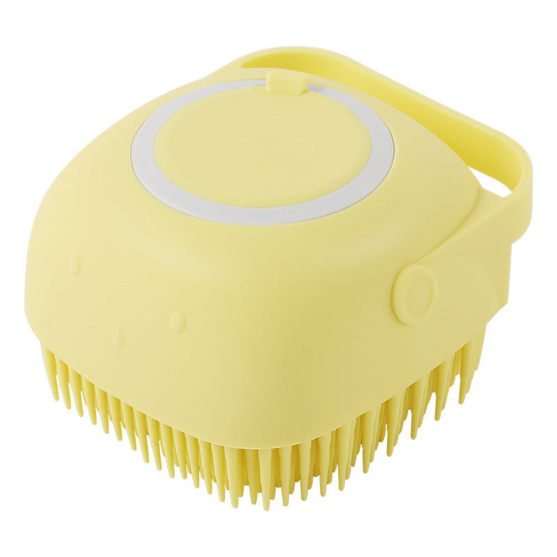Silicone Pet Massage Bath Brush Gentle Grooming Tool