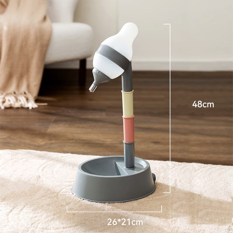 Standing Water Dispenser Adjustable Height Automatic Pet Bowl