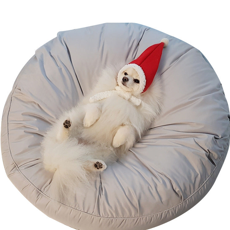 Moisture Proof Removable Washable Large Round Pet Bed