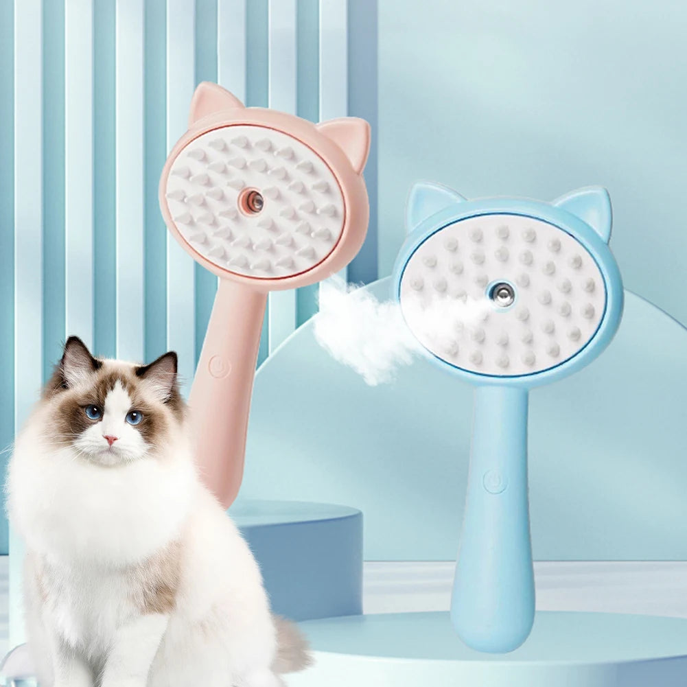 Multifunctional Rechargeable Pet Grooming Brush Self-Cleaning