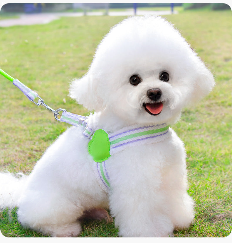 Pet Breathable Summer Chest Vest Leash Walking Harness