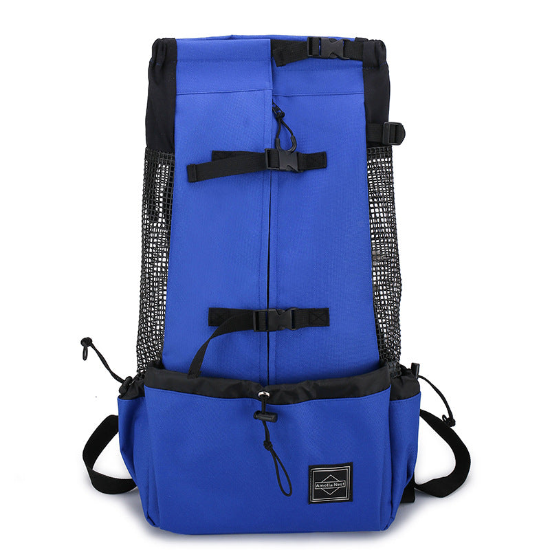 Double-Shoulder Pet Carrier Backpack Portable Travel Bag