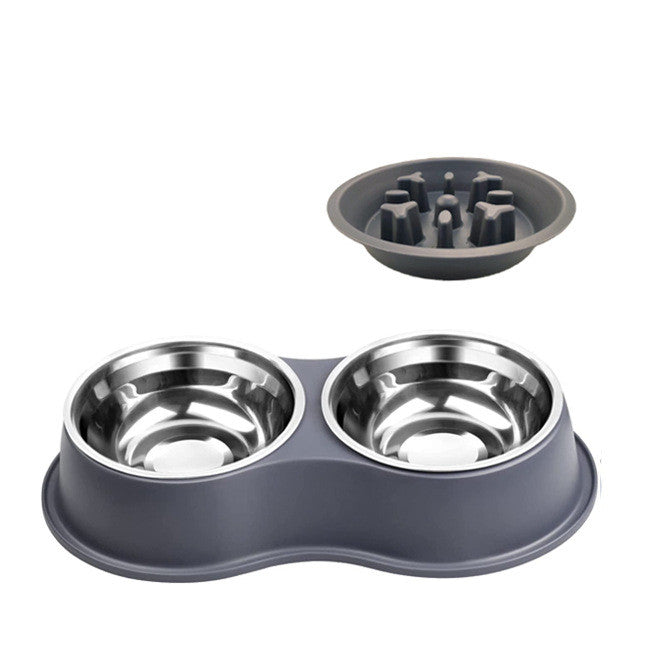 Slow-Feeding Removable Pet Food Bowl