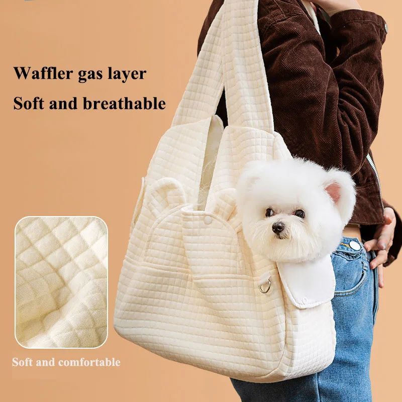 Comfortable Pet Backpack Breathable Cross-Design Travel Carrier