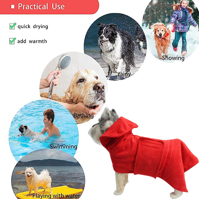 Super Absorbent Quick-Dry Pet Bath Towel Soft Fiber