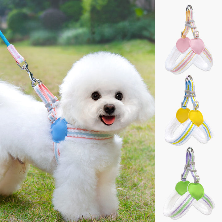 Pet Breathable Summer Chest Vest Leash Walking Harness