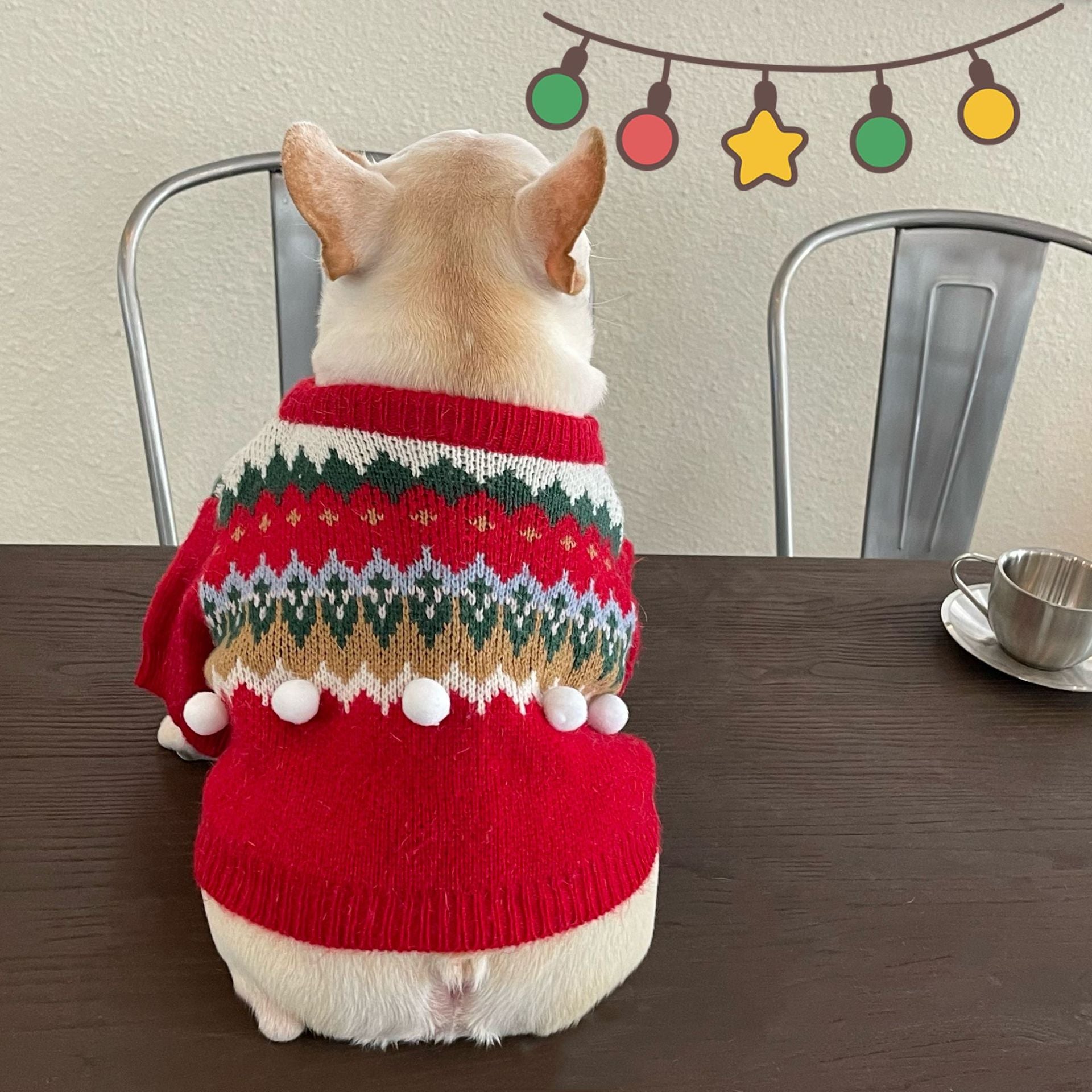 Festive Pet Christmas Sweater Cozy Holiday Apparel