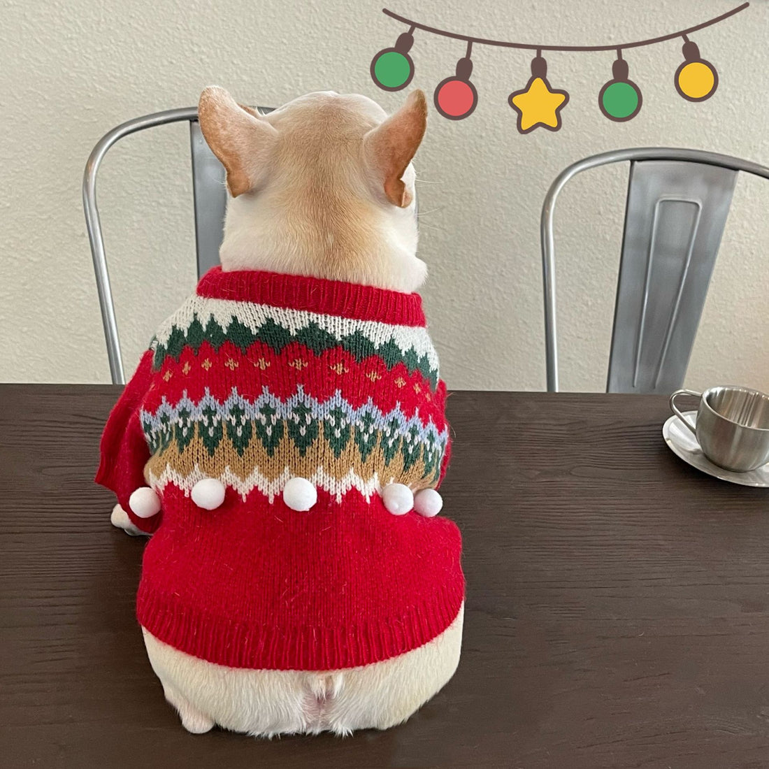 Festive Pet Christmas Sweater Cozy Holiday Apparel