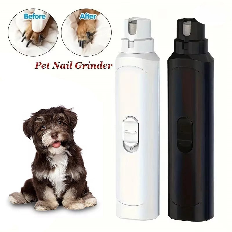 Electric Pet Nail Grinder Trimmer Battery-Powered Grooming Tool