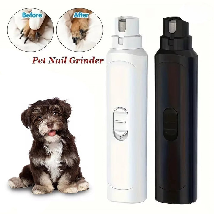 Electric Pet Nail Grinder Trimmer Battery-Powered Grooming Tool