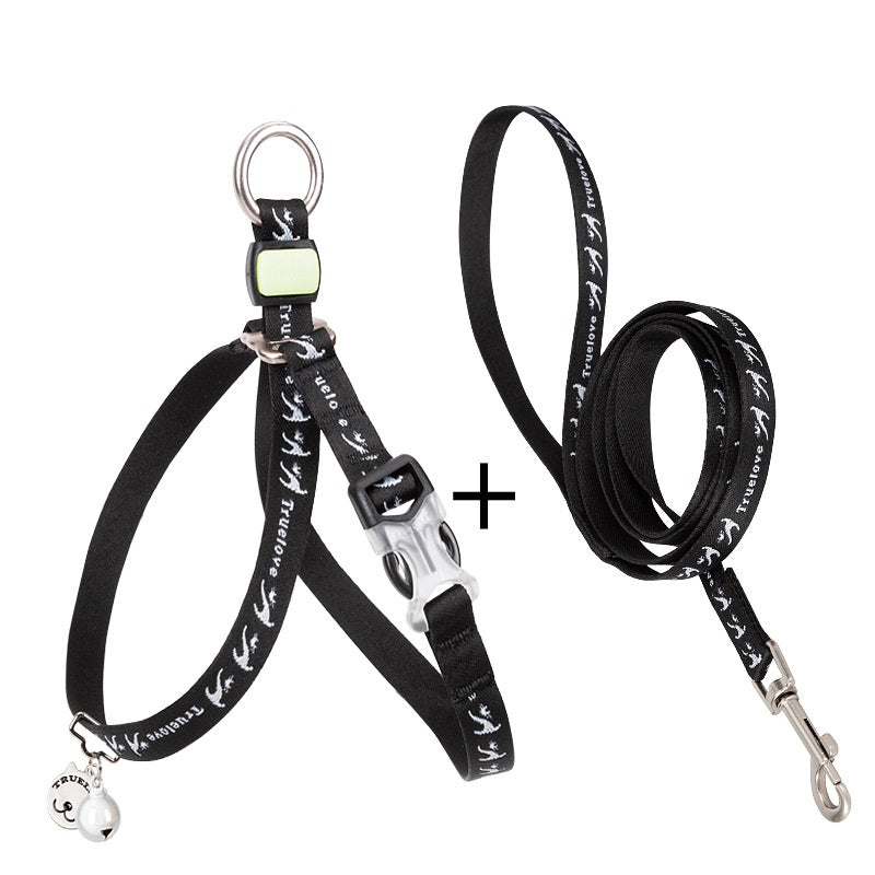 Pet Chest Strap Harness Vest Adjustable Leash for Small Pets