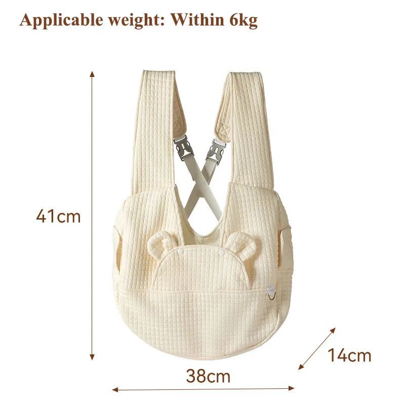 Comfortable Pet Backpack Breathable Cross-Design Travel Carrier