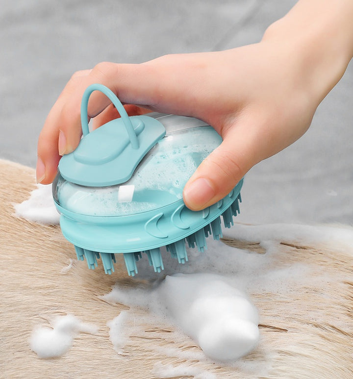 Pet Bath Massage Brush Gentle Grooming Tool
