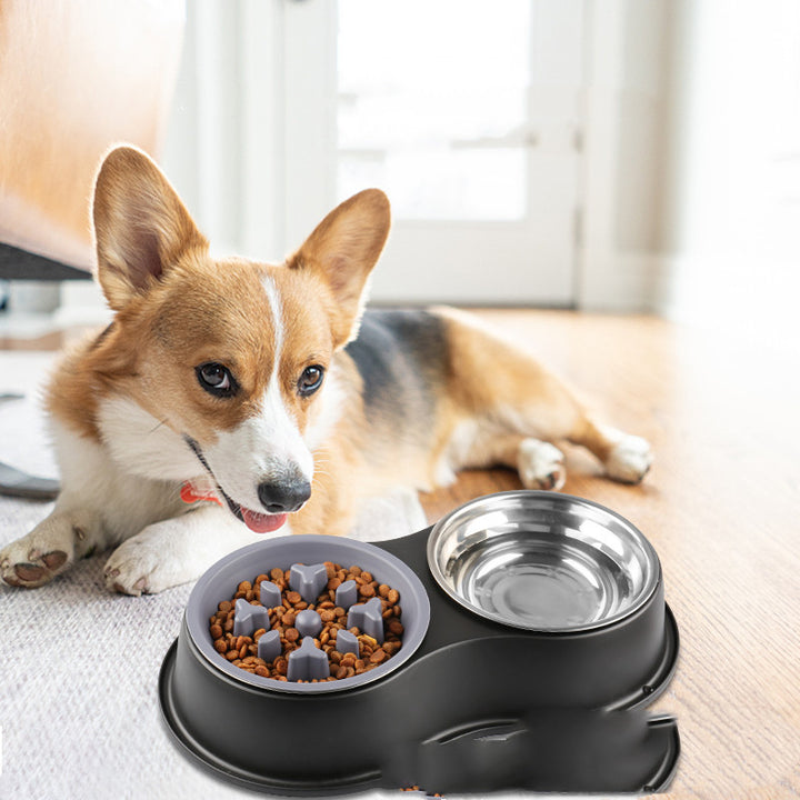 Slow-Feeding Removable Pet Food Bowl