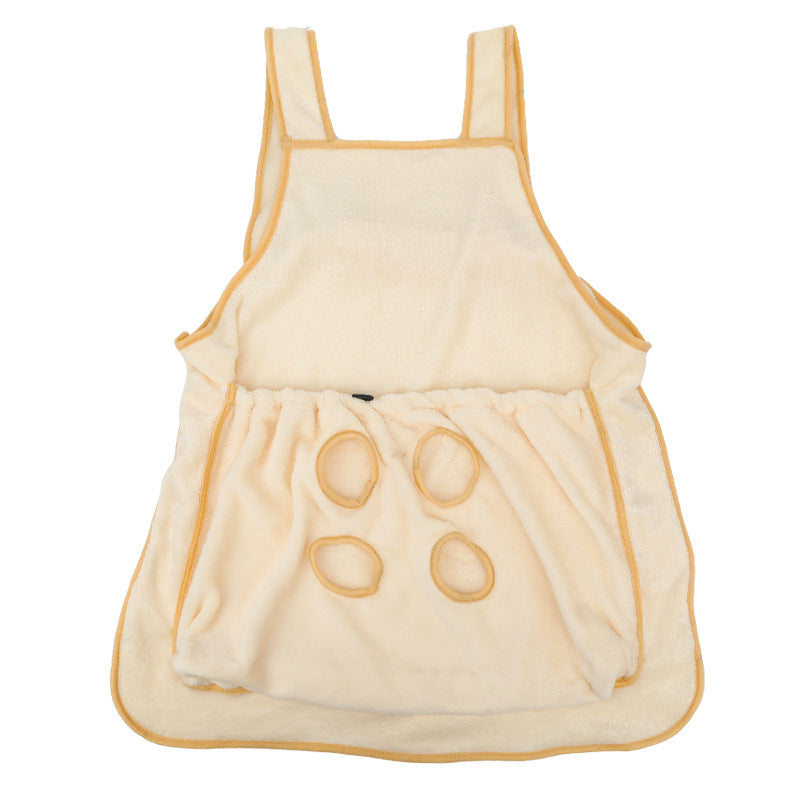 Outdoor Pet Carrier Apron Small Plush Travel Chest Bag