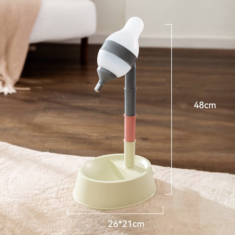 Standing Water Dispenser Adjustable Height Automatic Pet Bowl