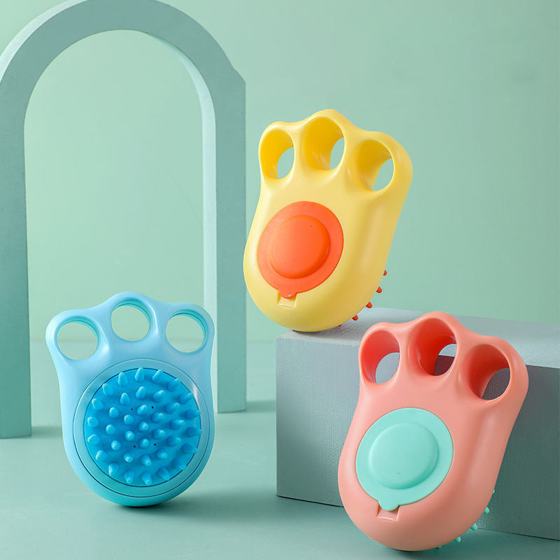 Pet Bath Massage Brush Claw Grooming Comb Tool