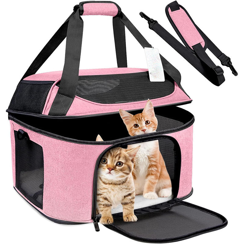 Breathable Pet Backpack Portable Travel Carrier Bag