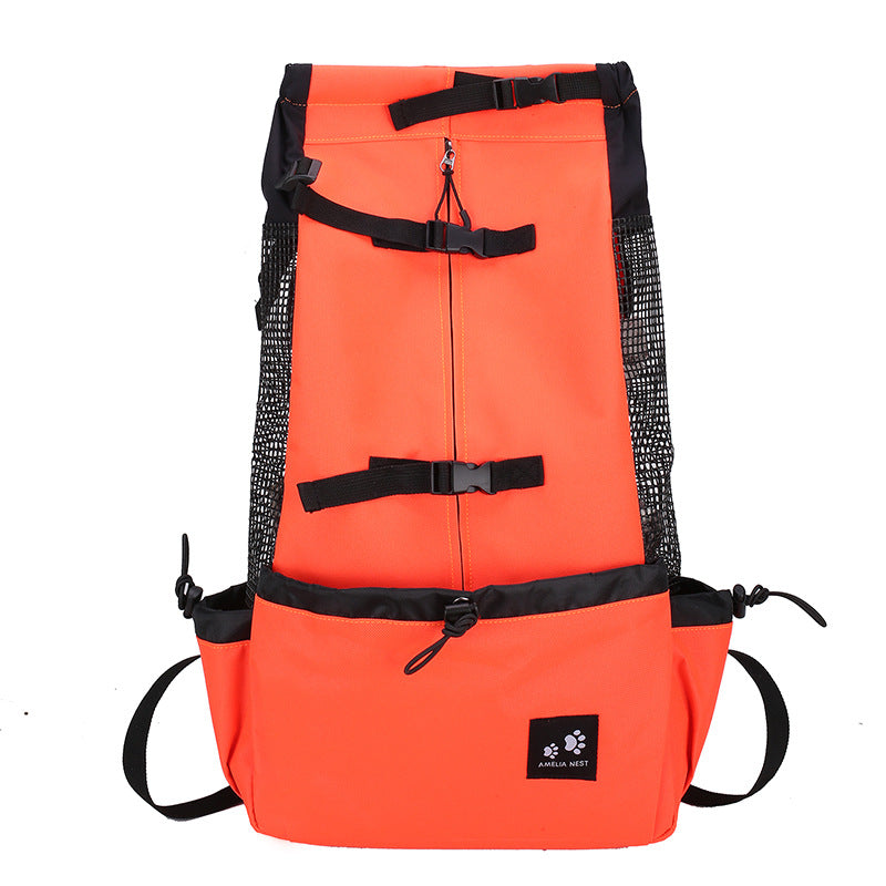 Double-Shoulder Pet Carrier Backpack Portable Travel Bag