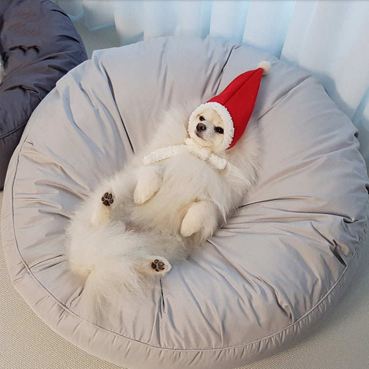 Moisture Proof Removable Washable Large Round Pet Bed