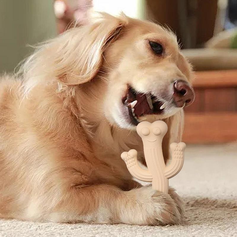 Cactus-Shaped Ultra-Durable Interactive Pet Chew Toy
