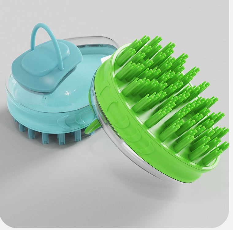 Pet Bath Massage Brush Gentle Grooming Tool