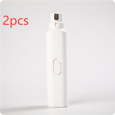 Electric Pet Nail Grinder Trimmer Battery-Powered Grooming Tool
